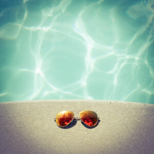 Sunglasses by Pool