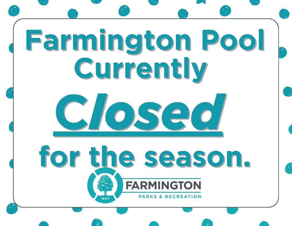 Pool Closed for Season