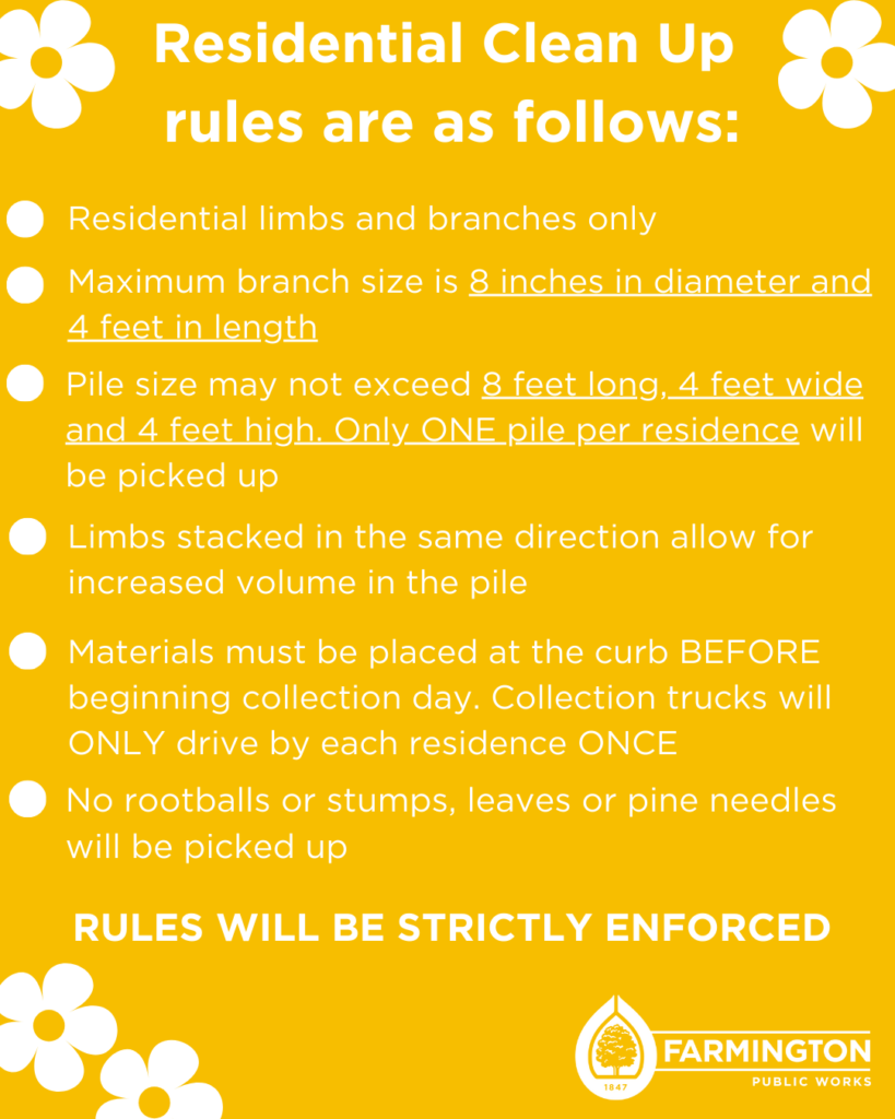 Residential Clean Up Rules