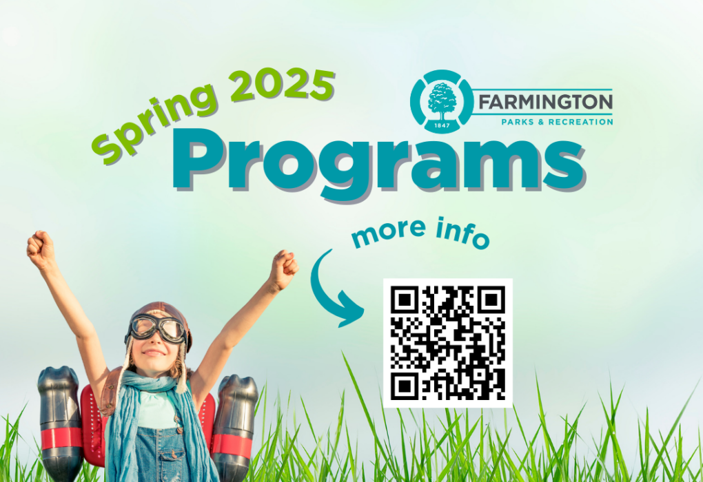 Spring 2025 Recreation Programs. Registration opens on January 6th and will close once all spots are filled.