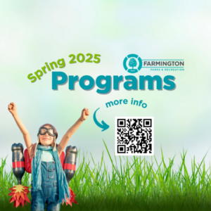 Spring 2025 Recreation Programs. Registration opens on January 6th and will close once all spots are filled.