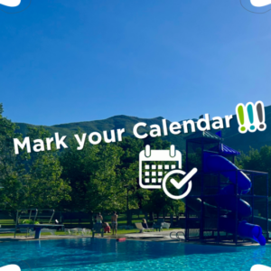 Pool and park reservations open January 6th for residents and January 13th for non residents