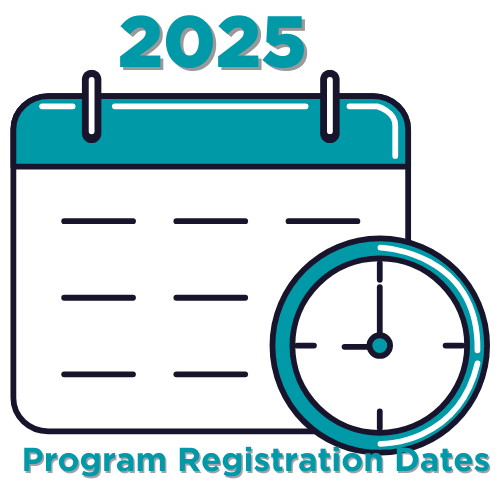 Calendar Icon with Program Registration Dates