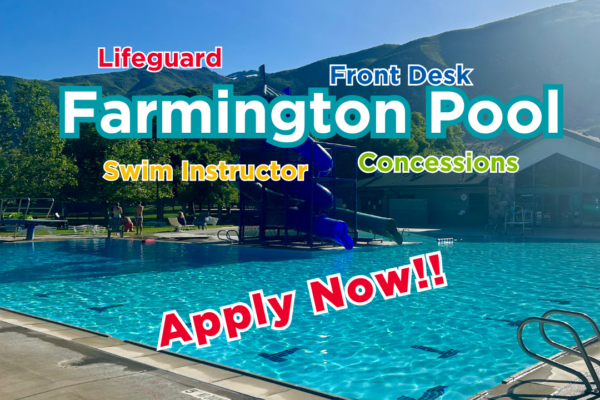 Farmington Pool Now Hiring for lifeguards, front desk, swim instructors and concessions