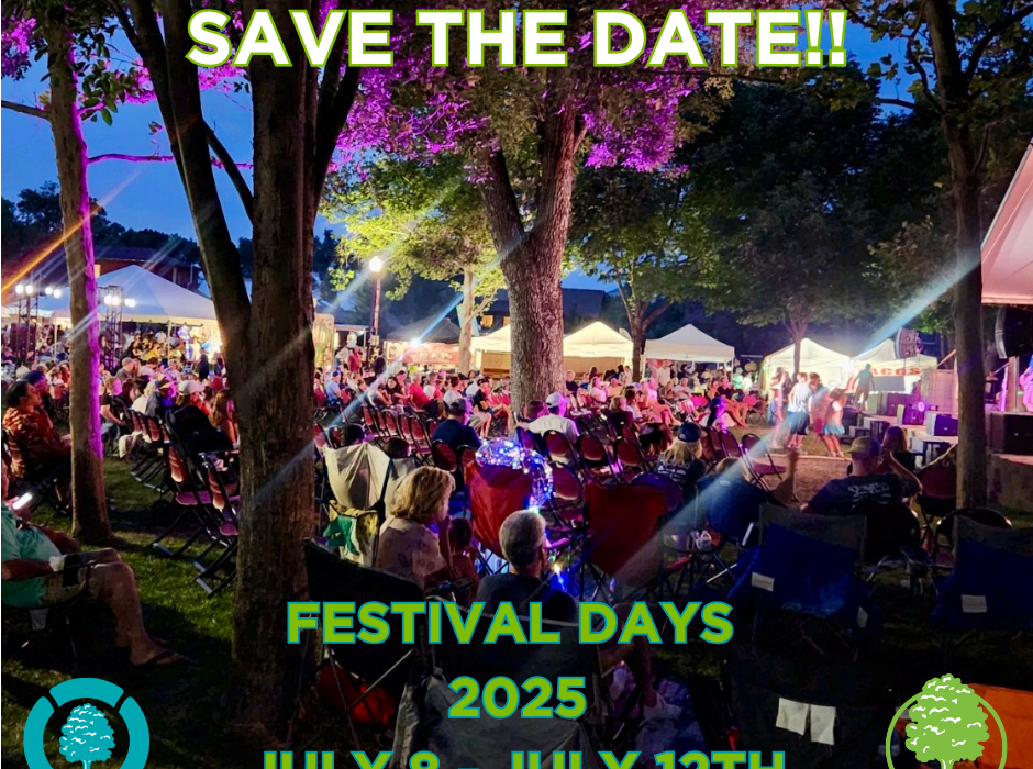 FESTIVAL DAYS 2025 JULY 8 - JULY 12TH