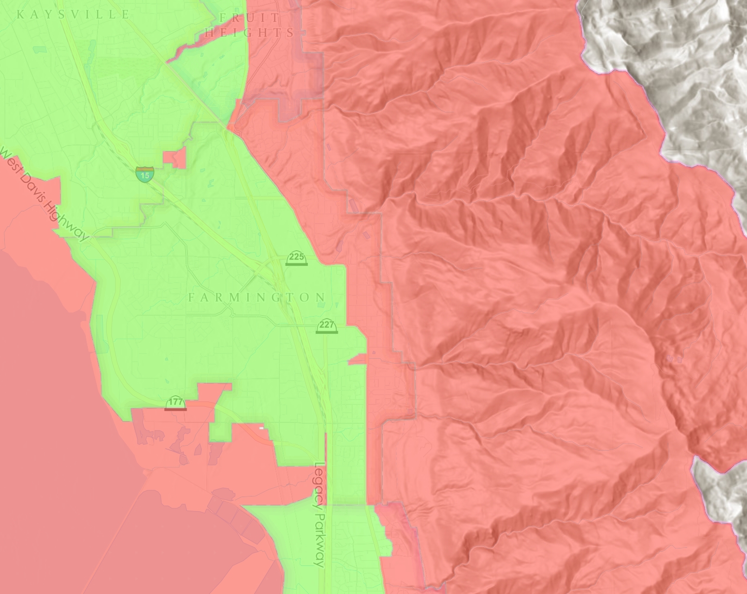 Firework Restriction Map