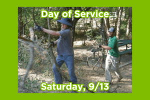Join us for the 9/11 Day of Service at Woodland Park on Saturday, September 13. We will gather at 8 a.m. to help clean up the park and honor the spirit of community service. Your support makes a difference in keeping our parks beautiful. We hope to see you there.