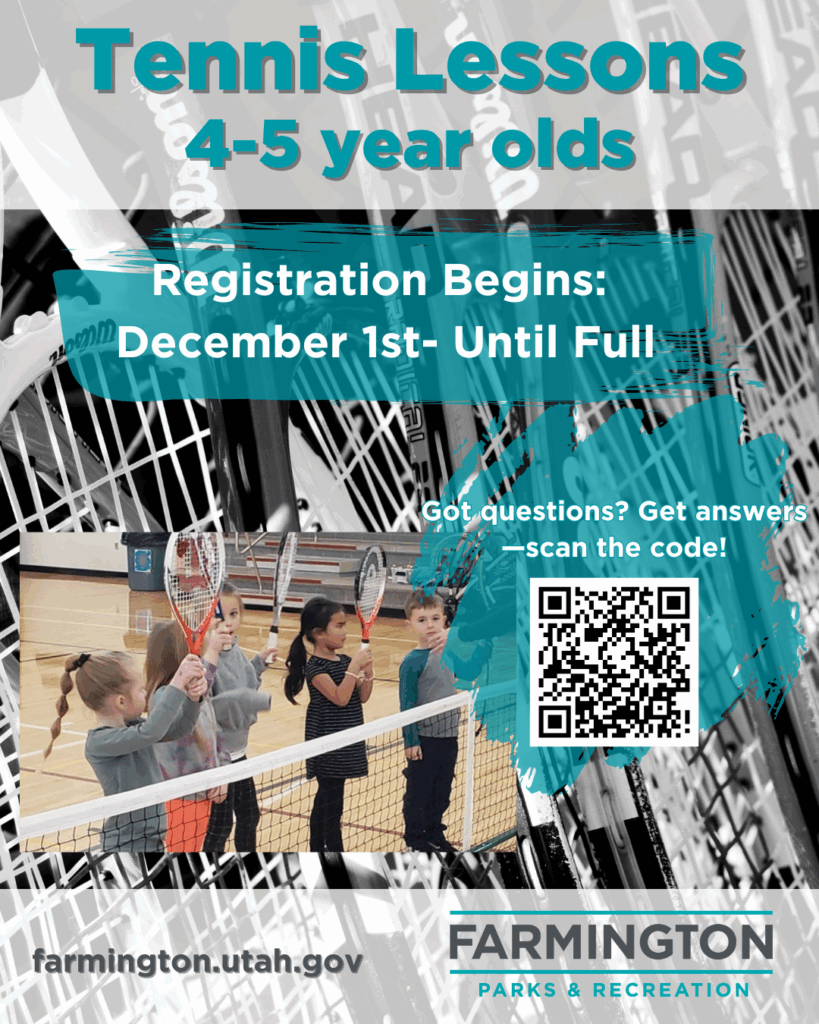 Ages 4-5 year old Tennis Registration