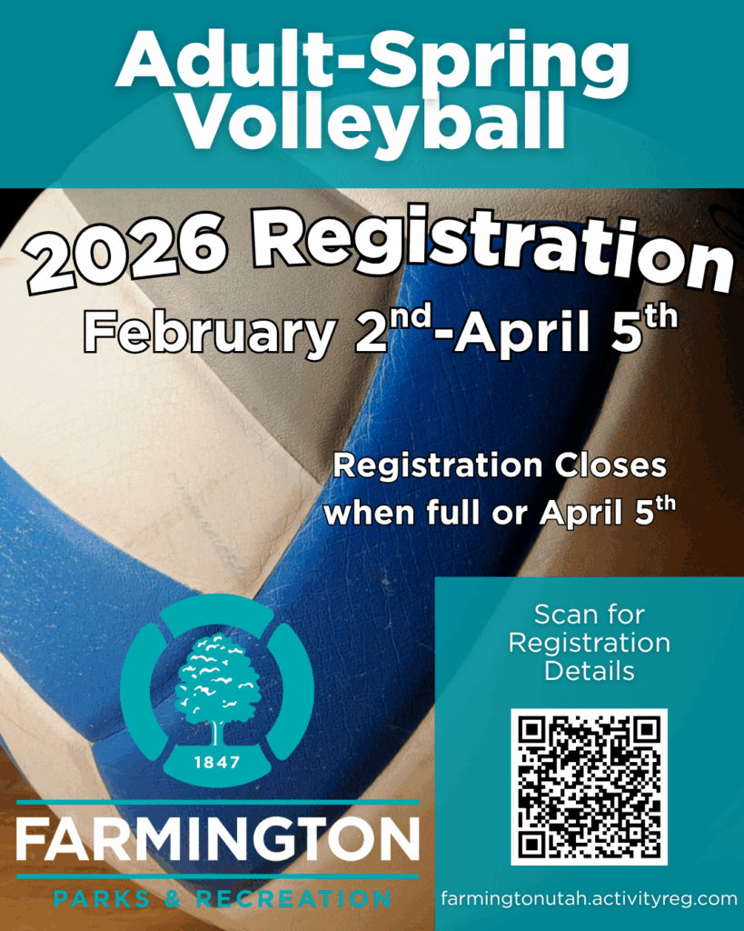 Adult Volleyball spring registration 2026
