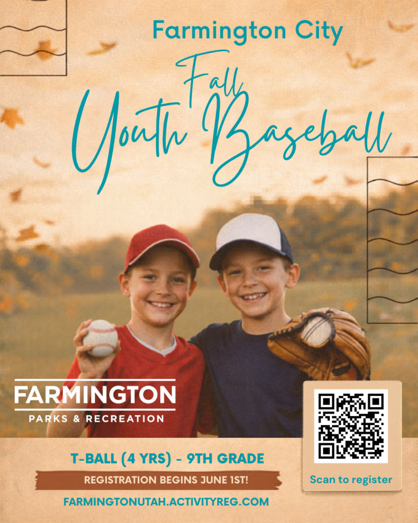Fall Baseball Registration June 1st