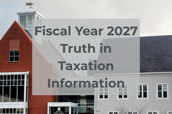 FY27 Truth In Taxation Information
